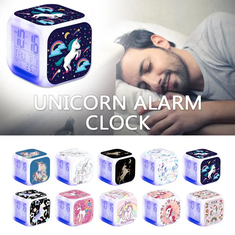 

LED Alarm Clock Table Clock Wake Up Light Electronic Large Time Display Home Decoration Clock