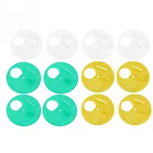 Домашний 12 шт./компл. Пластик круглый ульи гнездо двери отверстие в виде пчелиных сот с Инструменты для пчеловодства Защитите улей от Мышь