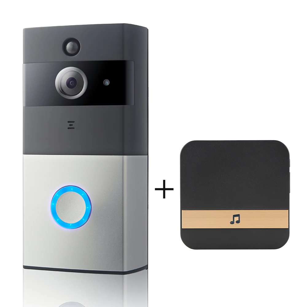 

Wireless WiFi Door Bell Smart Video Phone Door Visual Ring Intercom Secure Camera Home Security Camera