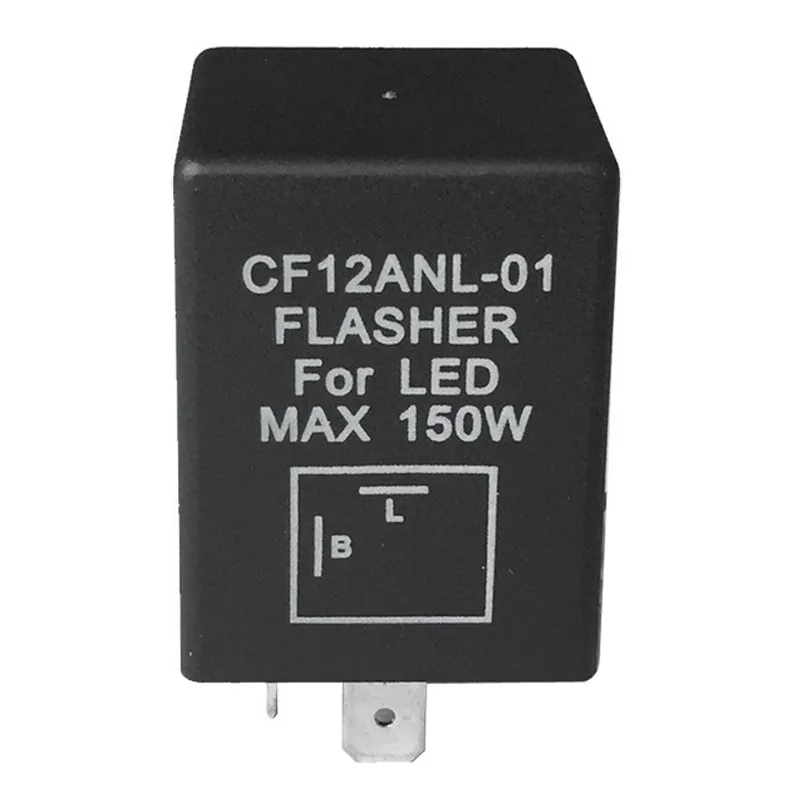 

CF12ANL-01 Flasher For LED MAX 150W 2-Pin Car Motorcycle Flasher Relay