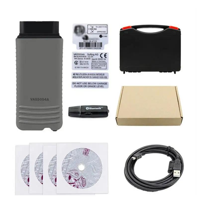 Автомобильный диагностический инструмент VAS 5054A ODIS V4.4.10 Bluetooth для VW Audi Skoda Seat Bentley