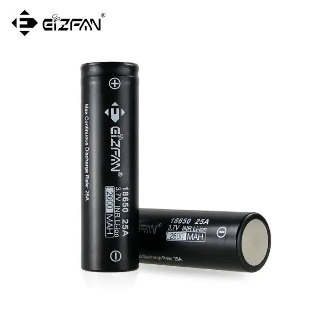 Бесплатная доставка EIZFAN EFAN IMR 18650 батарея 2600mAh 25A литиевая для Voopoo Drag SMOK Alien Vaporesso Vapor