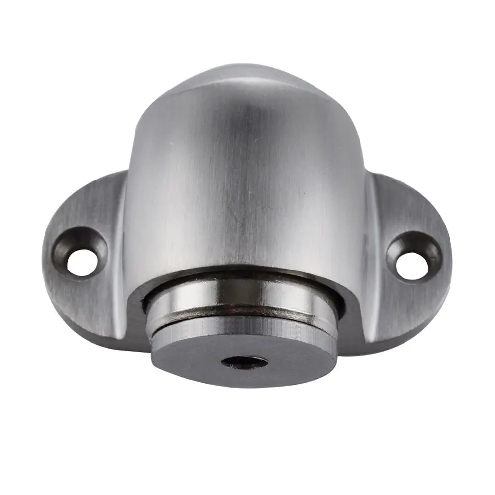

CNIM Hot 304 Stainless Steel Magnetic Doorstop/Door with Catch Screw Mount, Brushed