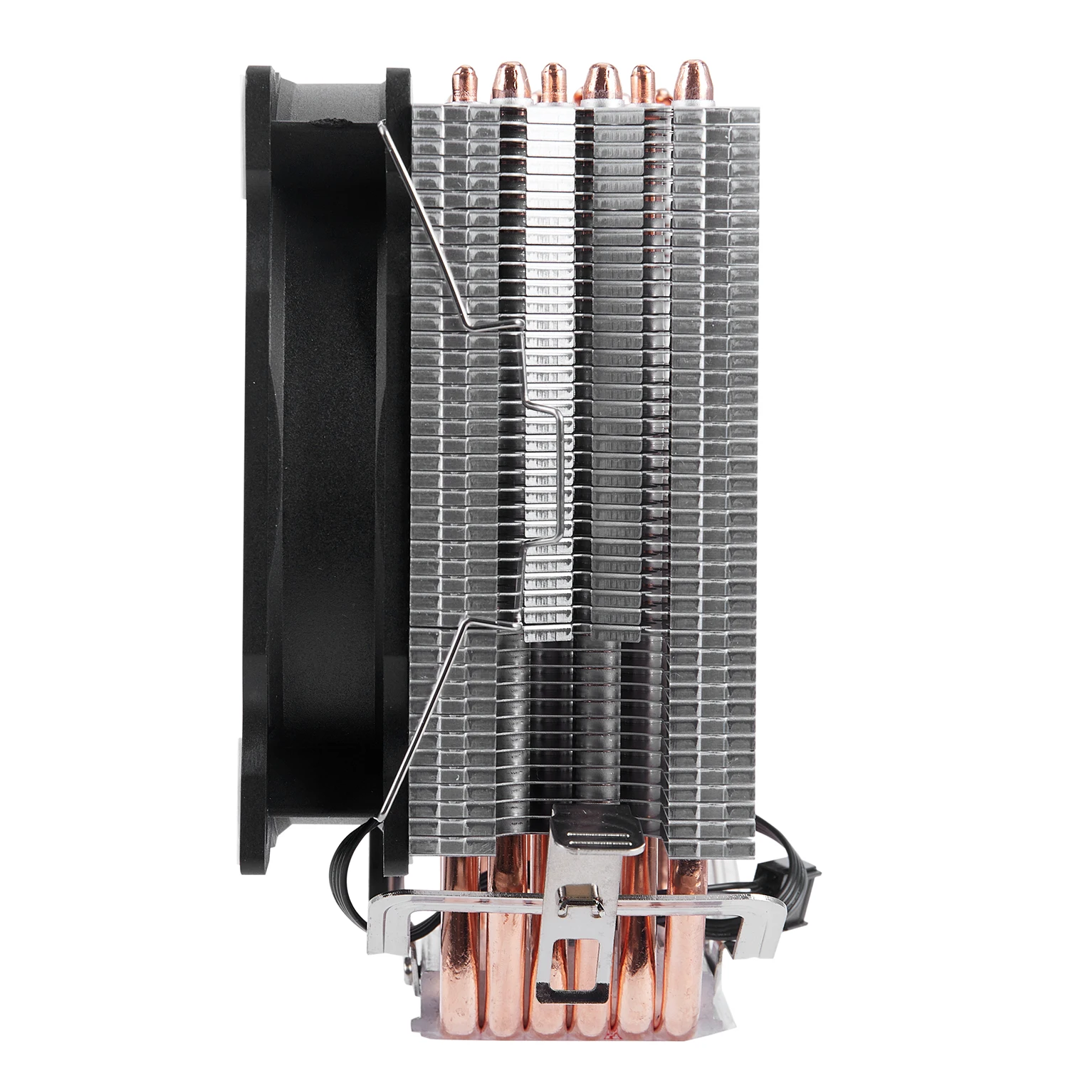 ثلج 4PIN وحدة المعالجة المركزية برودة 6 heatpipe واحدة مروحة التبريد 12 سنتيمتر مروحة LGA775 1151 115x1366 دعم إنتل AMD