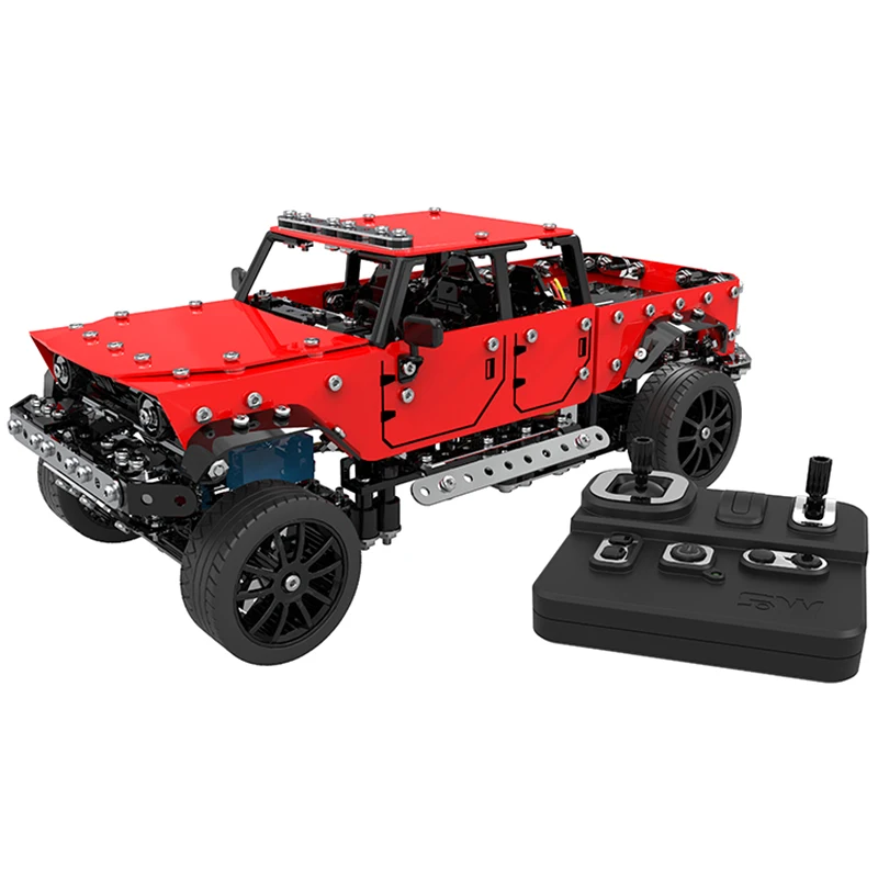 

2.4G 6 Channels RC Car Stainless Steel Model For Fun USB Charging Remote Control Off-Road Toys RC Cars Flexible Steering