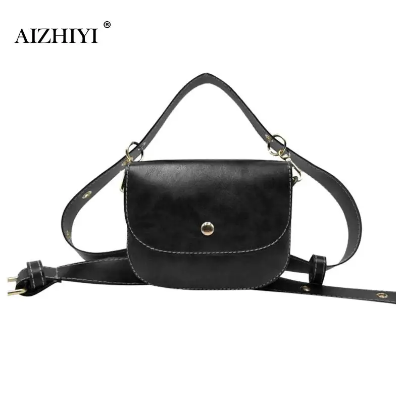 

Women Girls PU Leather Belt Waist Packs Chest Bags Girls Pure Color Phone Fanny Shoulder Crossbody Bag Lady Travel Pouch Handbag