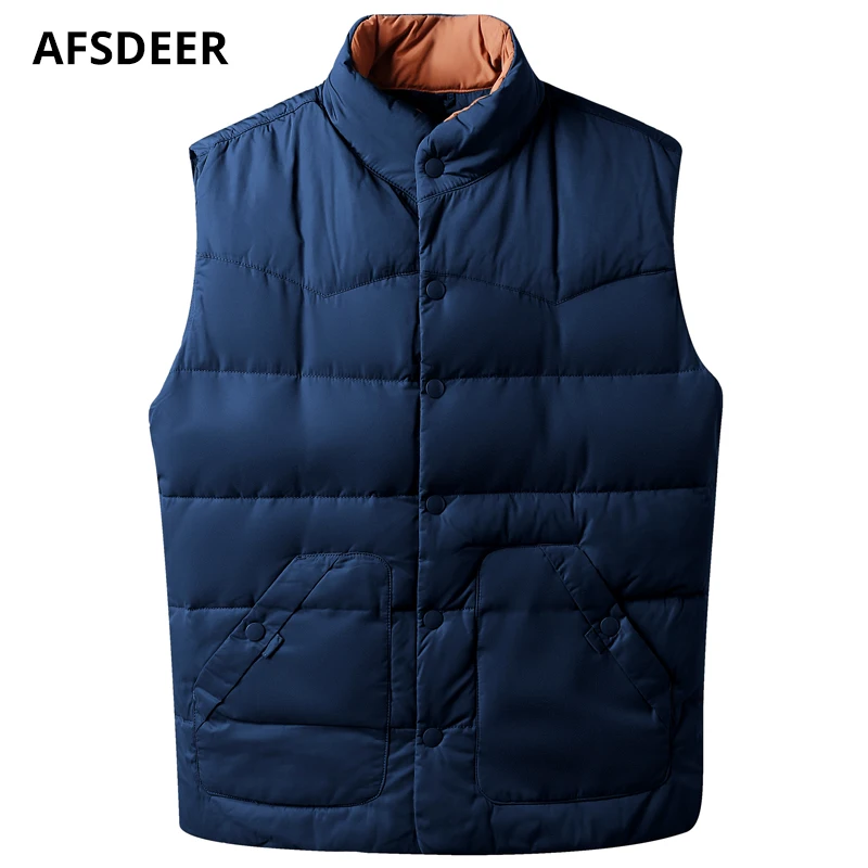 Vest for Men Sleeveless Jacket Winter Casual Stylish Warm Outwear Fashion Slim Solid Single Breasted Thicken Waistcoat Chaleco Vest for Men Sleeveless Jacket Winter Casual Stylish Warm Outwear Fashion Slim Solid Single Breasted Thicken Waistcoat Chaleco