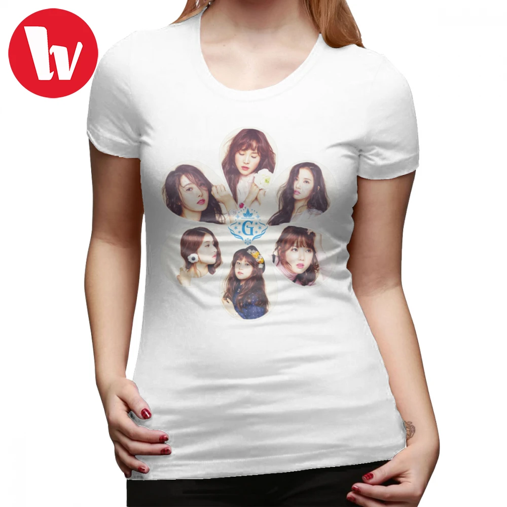 

Kpop Gfriend T-Shirt GFriend T Shirt Short-Sleeve 100 Cotton Women tshirt Street Style Funny Oversized O Neck Ladies Tee Shirt