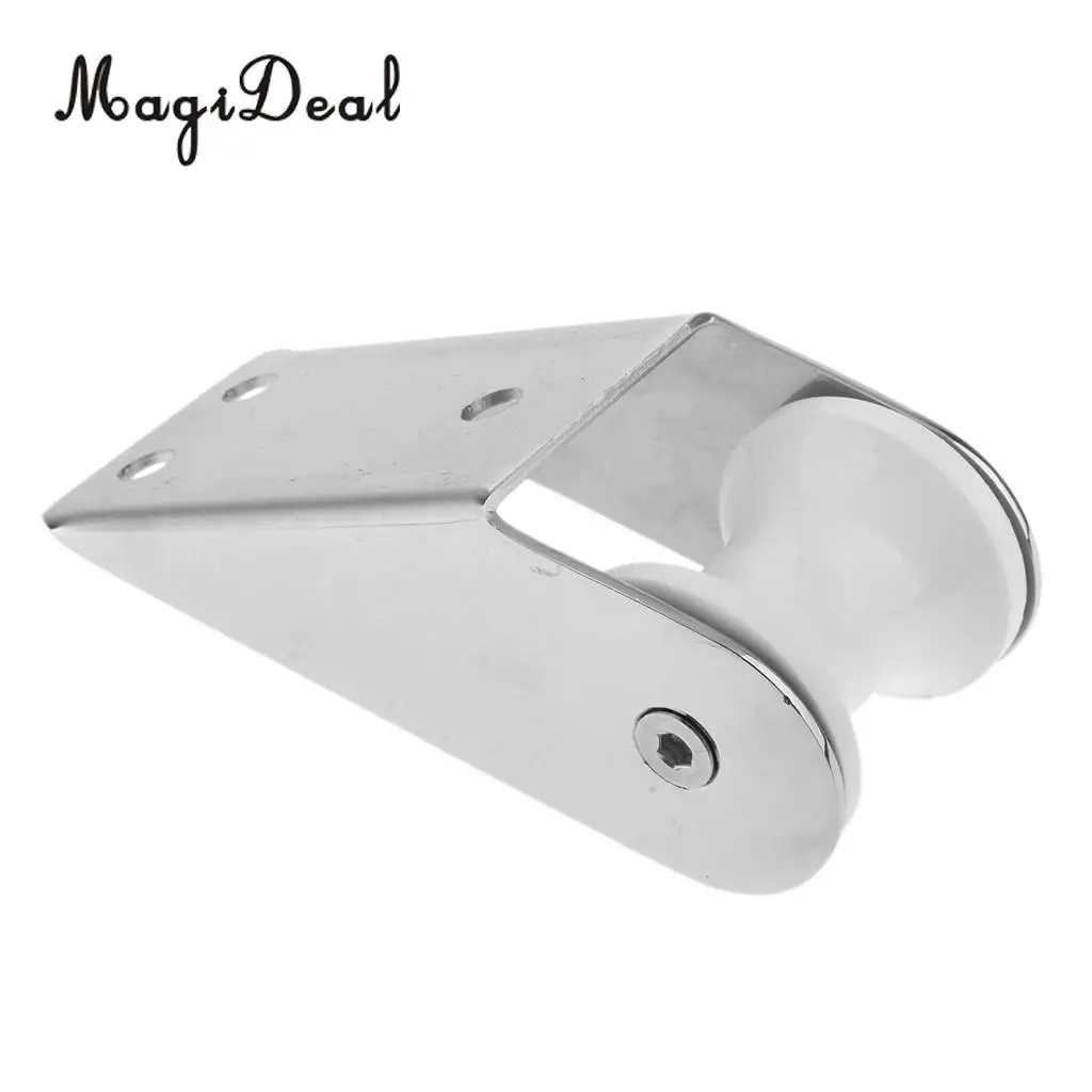 

MagiDeal Heavy Duty Marine Boat Yacht 316 Stainless Steel 155mm Small Bow Sprit Anchor Roller for Kayak Canoe Boating Dinghy