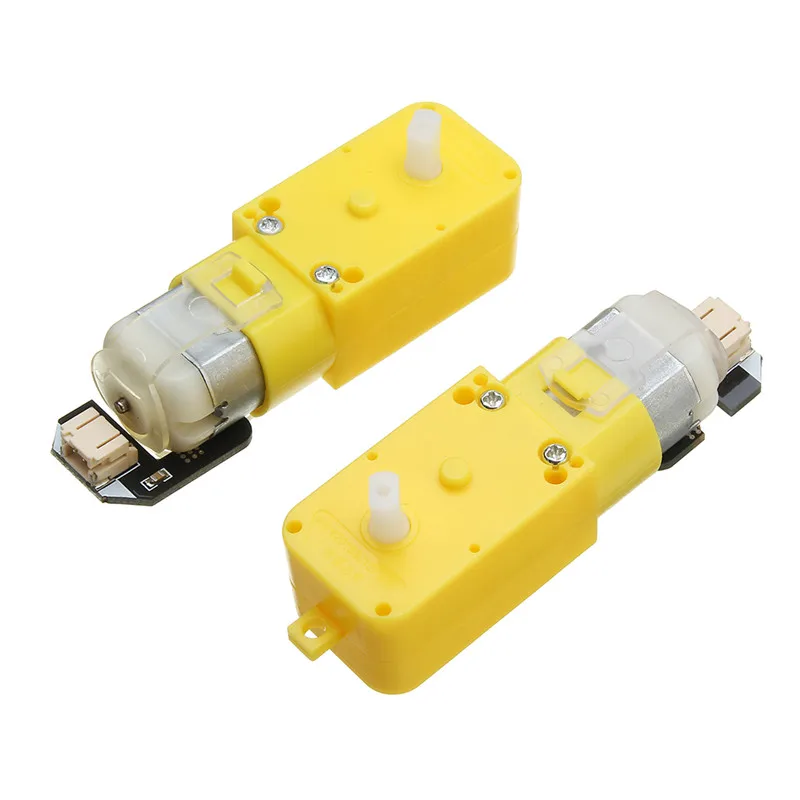 

High Quality 2pcs 3-6V 1:120 Welding Free Single-axis TT DC Gear Motor for Smart Car Robot DIY Part