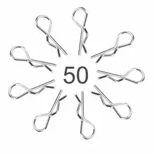 50 шт. RC аксессуары R Тип Зажим для тела булавки для 1/10 1/12 1/16 Масштаб дистанционного управления автомобильный корпус