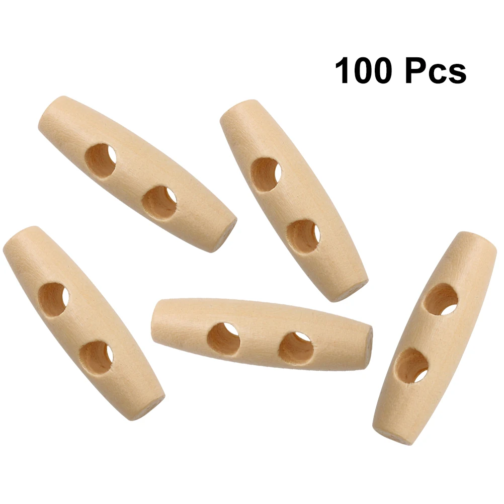 10pcs Square Wooden Buttons Sewing Button Coat Hat DIY Craft Clothes Shirts Acc