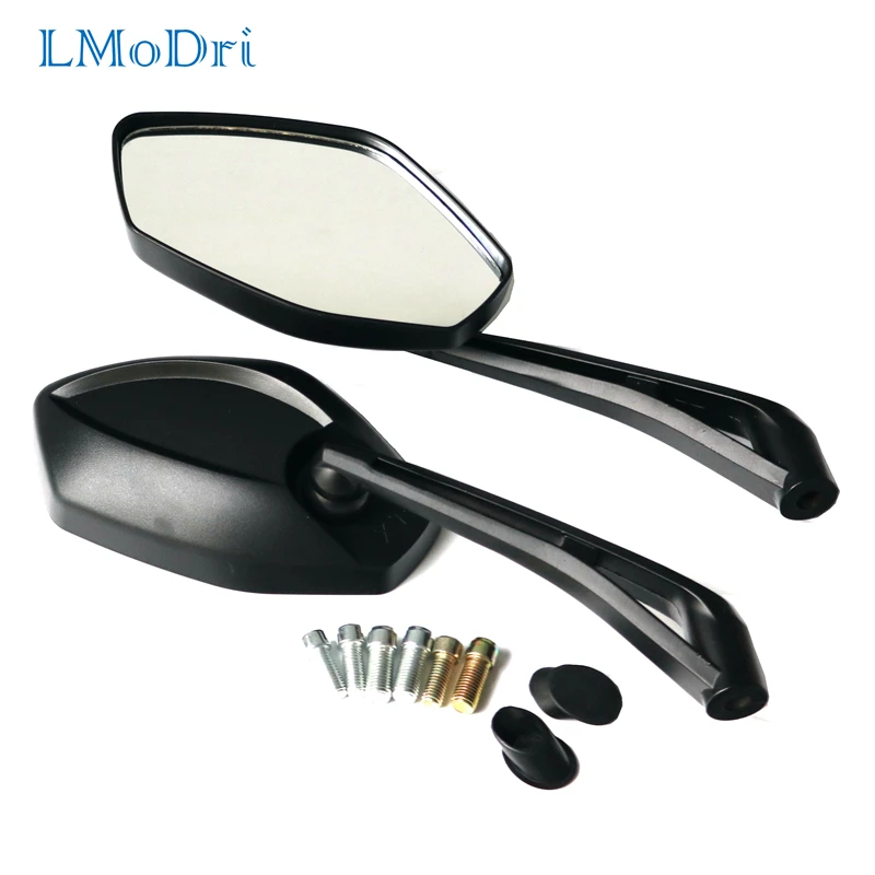Lmodri Motorcycle Rearview Mirror Motorbike Rear View Mirrors Universal