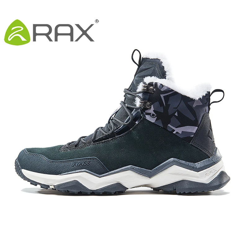 

RAX Men's Hiking Boots Mountain Trekking Shoes Snow Boots Warm Outdoor Sneakers for Men Antislip Breathable Comfortable Soft