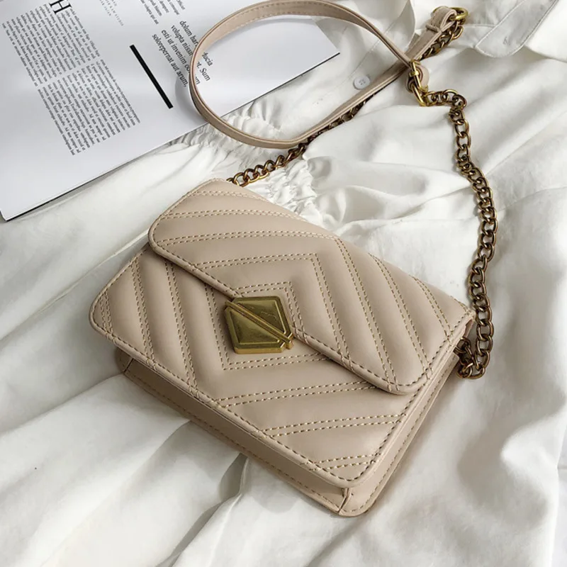 

Luxury Brand Crossbody Bags Women 2019 New High Quality PU Leather Female Designer Handbags Ladies Chains Shoulder Messenger Bag