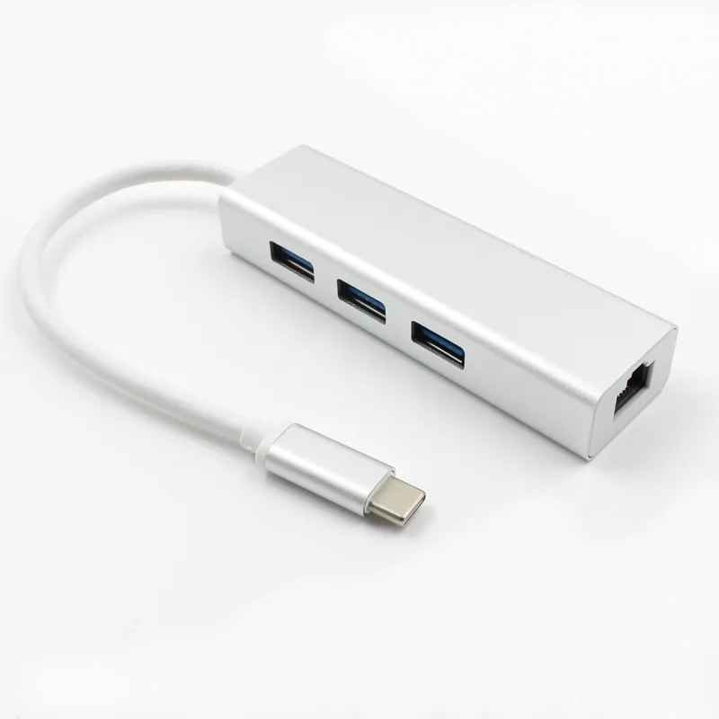 

USB 3.1 Type C (USB-C) to RJ45 Gigabit Ethernet LAN Network Adapter 3.0USB HUB