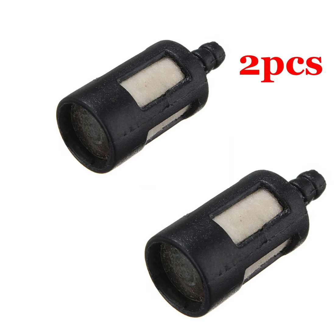 

2pcs Small Engines Petrol Fuel Tank Filter Fits for 2mm 2.5mm 3mm Strimmer Hedge Trimmers