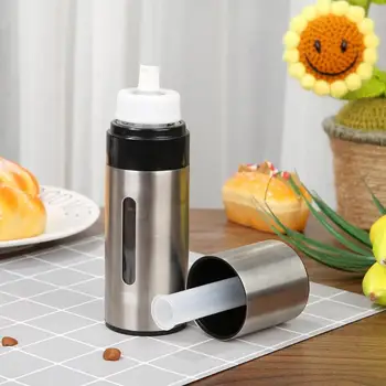 

Stainless Steel Oil Vinegar Spray Bottles Mist Spraying Refillable Bottle Gravy BBQ Water Pump Sprayer Kitchen Tools