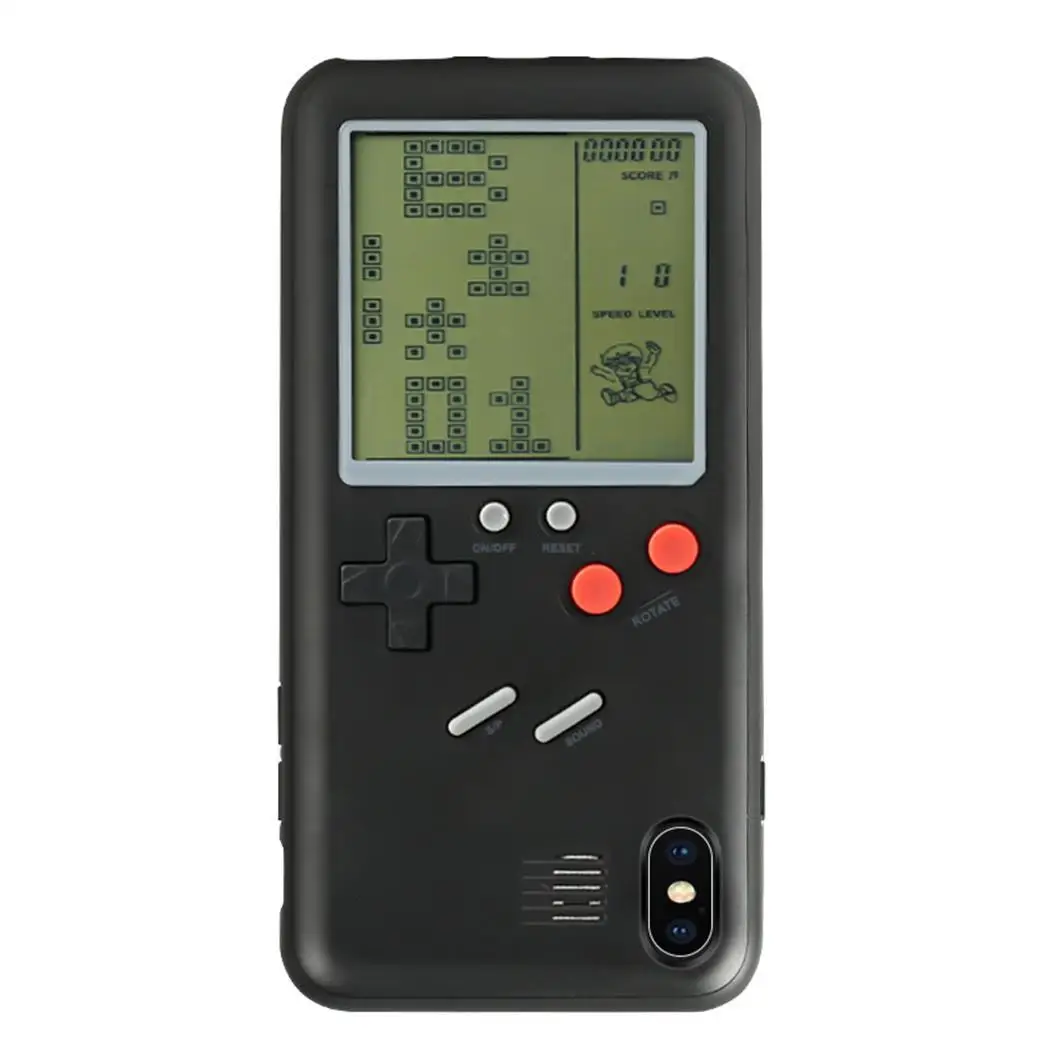 Tetris игры ТПУ телефонные чехлы Защитная крышка для iPhone X 6 S 7 8 плюс мягкий защитный