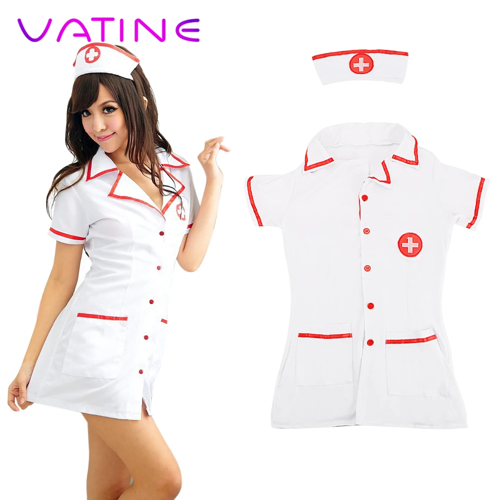 

VATINE 3 Piece/Set Nurse Uniforms Exotic Costumes Exotic Apparel Erotic Lingerie Cosplay Nurse Costumes Cosplay Adult Products