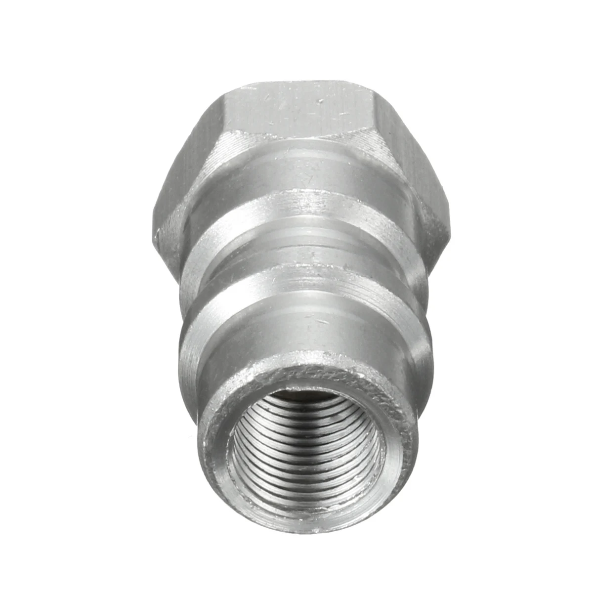 

Silver R12 R22 R502 to R134A Retrofit Conversion Quick Adapter Adaptor Valve 1/4" Thread 8v1 Thread Aluminum Alloy