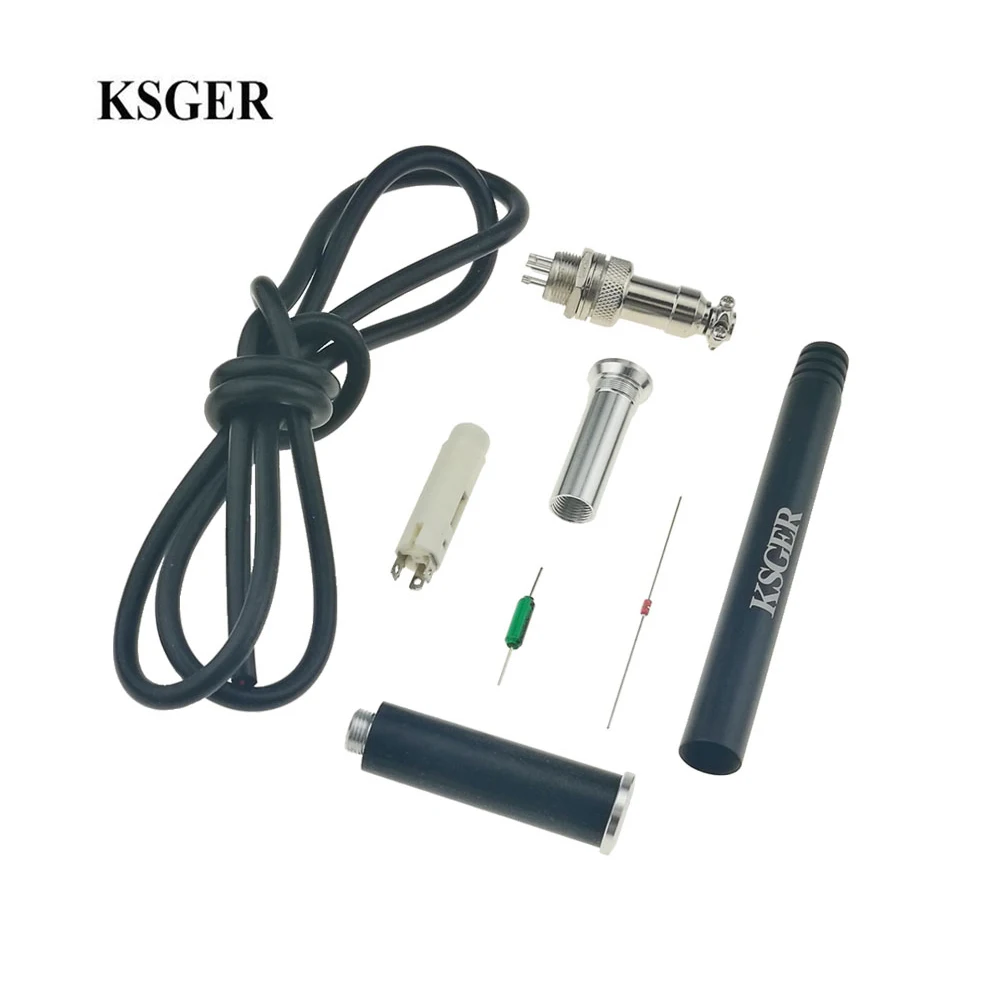 

KSGER T12 Aluminum Alloy Soldering Handle Kits STM32 V2.1S OLED Electric Tools Soldering Station Tips Temperature Controller New