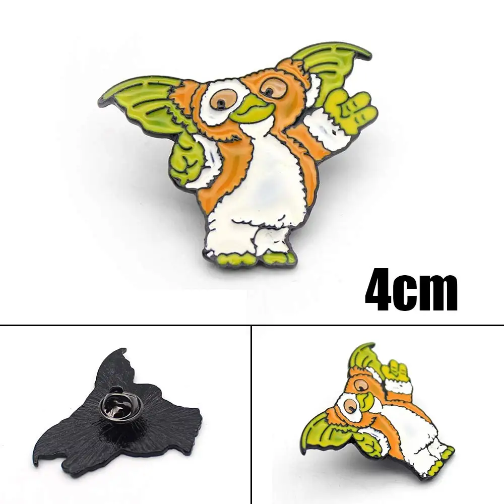 

Gremlins Gizmo Mogwai Cartoon Symbol Metal Hard Enamel Lapel Brooch Chest Button Cosplay Collection Ornament Jewelry Fans Gift
