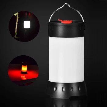 

LED Super Bright Rechargeable Camping Lights Outdoor Camping Tent Camp 5 Lighting Modes Home Emergency Lighting 18650 Battery