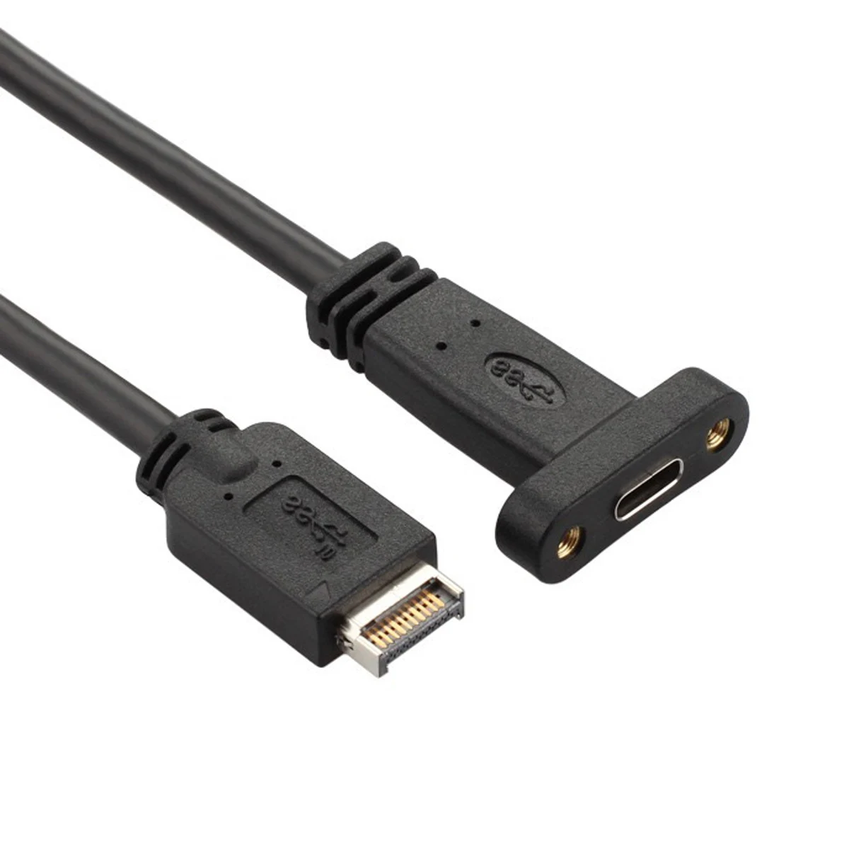 USB 3 1 головка передней панели для детской розетки Type C Женский Удлинительный