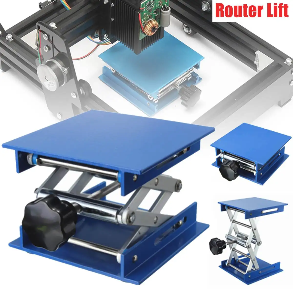 

Stainless steel Laboratory Lifting Platform Stand Rack Scissor Lab-Lifting Aluminum Oxide Manual Control 100X100X150MM