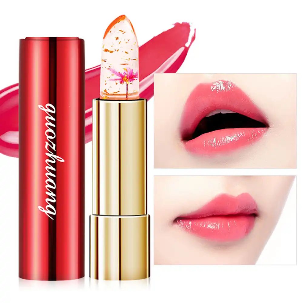 マジック色温度変化のリップグロス保湿花リップクリームメイクアップ口紅 Lipstick Aliexpress