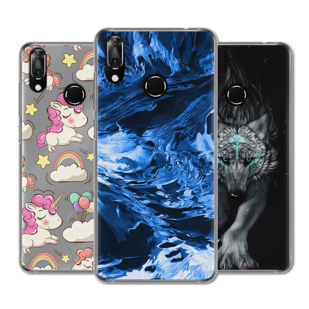 الملونة أنماط لينة جراب هاتف ل فودافون الذكية X9 5.7 بوصة تصميم الأزياء الفن رسمت TPU غطاء سيليكون