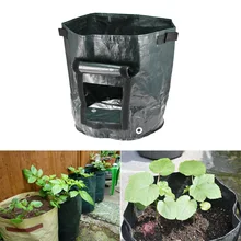 1 шт., тканые тканевые сумки для выращивания картофеля, садовые горшки, горшки для растений, сумки для выращивания овощей, сельскохозяйственный инструмент для дома и сада