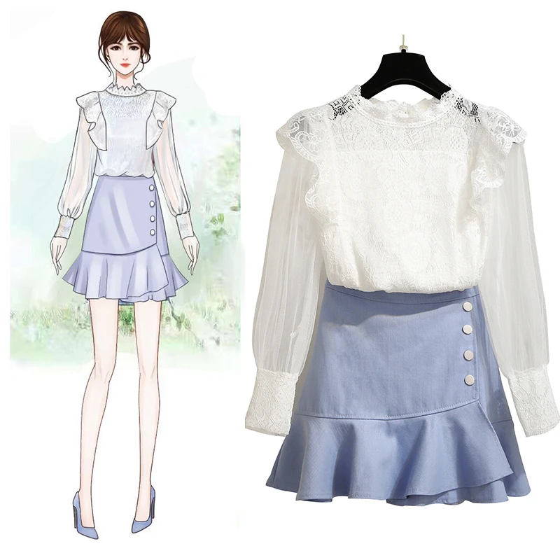 white net skirt outfit