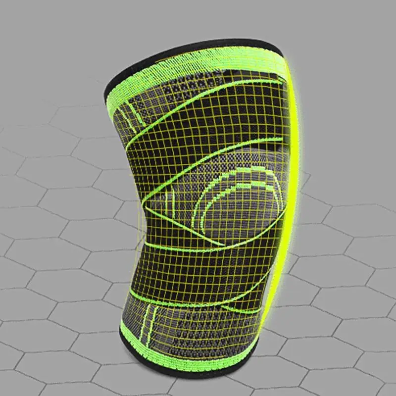 Поддержка колена Профессиональный защитный спортивный наколенник дышащая повязка наколенник для баскетбола, тенниса, велоспорта, спорта на открытом воздухе