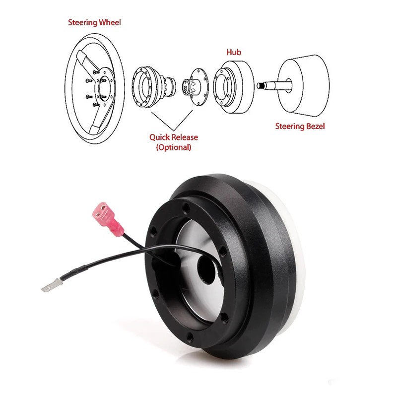 

New High Quality Steering Wheel Short Shaft Adapter For Honda Civic EG 1992-1995 With Aluminum Rubber Stainless Steel
