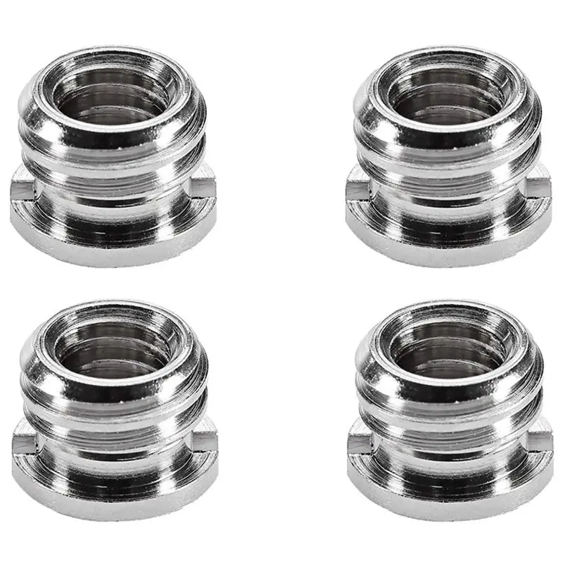 

Standard 1/4inch-20 Female to 3/8inch-16 Male Screw Adapter Reducer Bushing Converter for DSLR Camera Camcorder Tripod Monopod