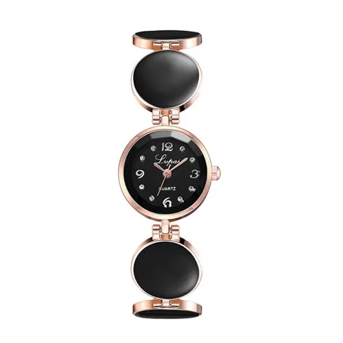

Casual Slim Quartz Watches Fashion Women Alloy Dot Chain Band Watches Wristwatch Dropship