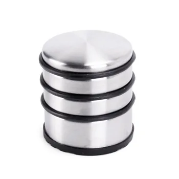 

Door Stop Wall Mounted Durable Stainless Steel Heavy Duty Metal Door Holder Doorstop with Rubber Ring for Wall Door Protection