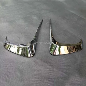 

For Citroen C-Elysee 2014-2016 2017 ABS Front Fog Light Lamp Eyebrow Front Foglight Eyelid Cover Exterior Car Styling Accessory