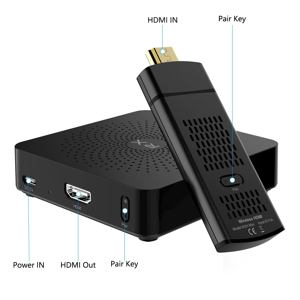 MEASY W2H мини 10 м/33 фута 1080P hdmi-удлинитель, ретранслятор Беспроводной HD HDMI передатчик беспроводной приемник расширение