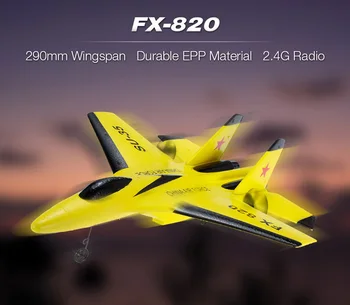 

FX-820 2.4G 2CH Remote Control Airplanes SU-35 Glider 290mm Wingspan EPP Micro Indoor RC Airplane Aircraft RTF Paper RC Drone