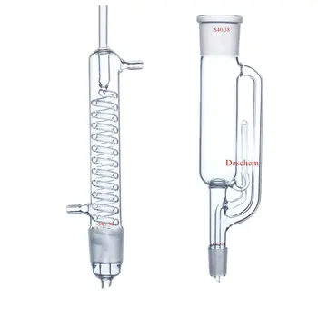 

250ml,24/40,Glass Soxhlet Extractor Body,W/Coil Graham Condenser,Lab Glassware