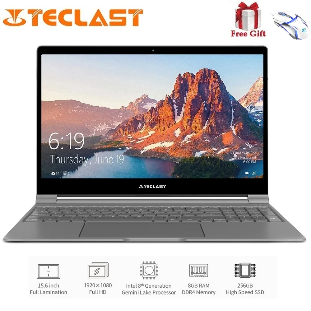 Teclast F15 Notebook 15.6 inch 1920 x 1080 IPS Windows 10 Intel N4100 Quad Core 1.1GHz 8GB RAM 256GB SSD HDMI 6000mAh Laptop Teclast F15 Notebook 15.6 inch 1920 x 1080 IPS Windows 10 Intel N4100 Quad Core 1.1GHz 8GB RAM 256GB SSD HDMI 6000mAh Laptop