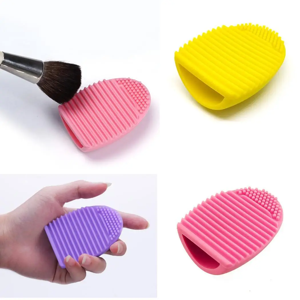 

Mat Profession Makeup Pad etc Shop Tool Scrubber Egg Brushes Board New Brush Shape Cosmetic Silicone Home Cleaning