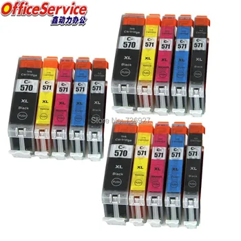 

15X PGI-570 CLI-571 PGI570XL Compatible Ink Cartridge For Canon MG5753 MG6850 MG6851 MG6852 MG6853 TS5050 TS5051 TS5053 Printer