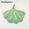 2pcs/bag 53*45MM Patina Plated Zinc Alloy Green Leaf Ginkgo Charms Pendants For DIY Accessories ► Photo 2/6