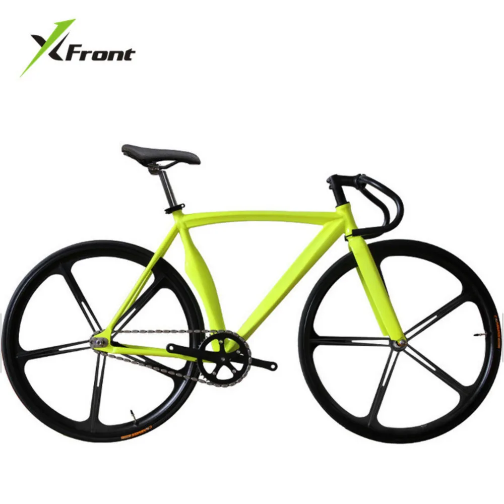 

Original X-front Brand Scimitar Muscle Fixie Bicycle Fixed Gear 52cm Diy Five Cutter Wheel Speed Road Bike Fixie Bicicleta