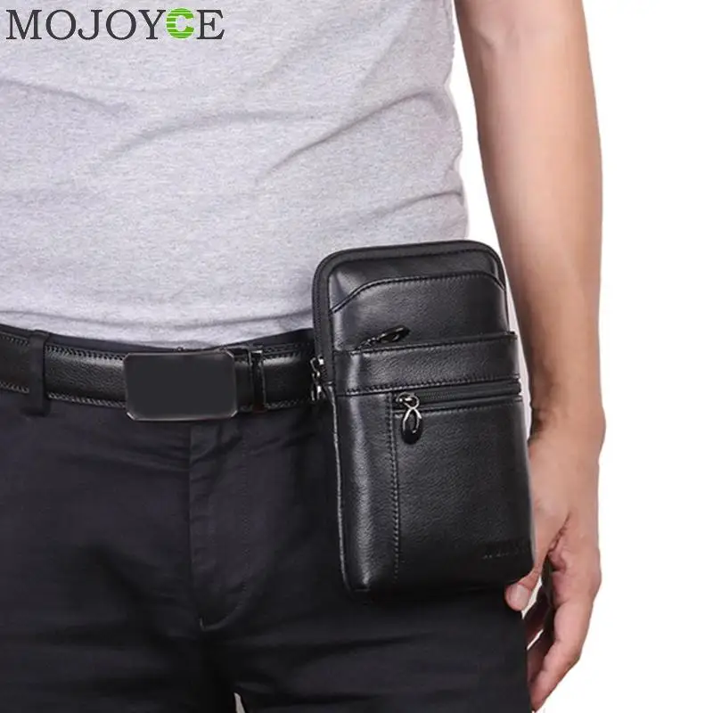 رجل سفر حقيبة جلود الأبقار الأصلية متعددة الوظائف الخصر حزم عارضة الكتف Crossbody حقيبة سستة صغيرة حقائب رجل سفر حقيبة جلود الأبقار الأصلية متعددة الوظائف الخصر حزم عارضة الكتف Crossbody حقيبة سستة صغيرة حقائب