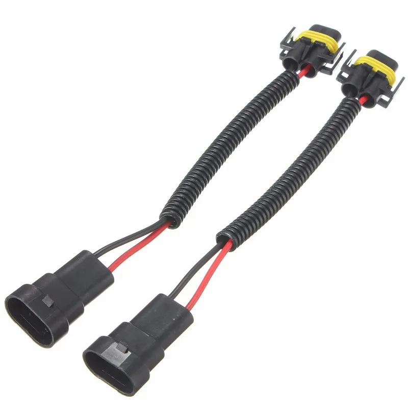 12V 2Pcs 9006 К H11 H8 светильник противотуманный конверсионный разъем жгуты проводов